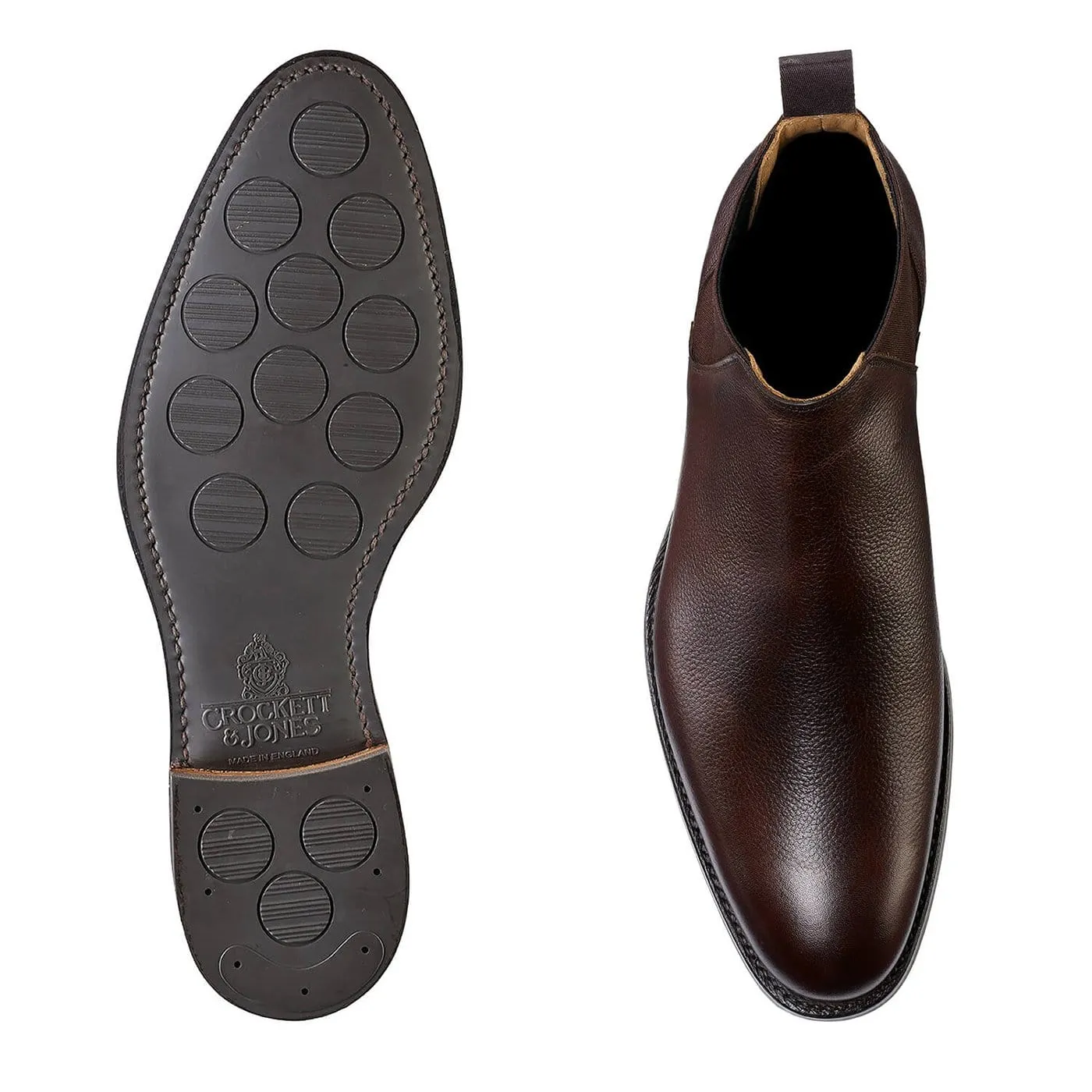 Cranton Dark Brown Pebble Grain sold by Crockett & Jones product image thumbnail 2