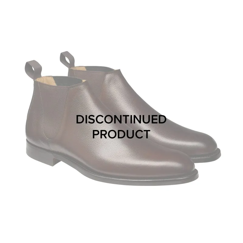 Cranton Dark Brown Pebble Grain made by Crockett & Jones