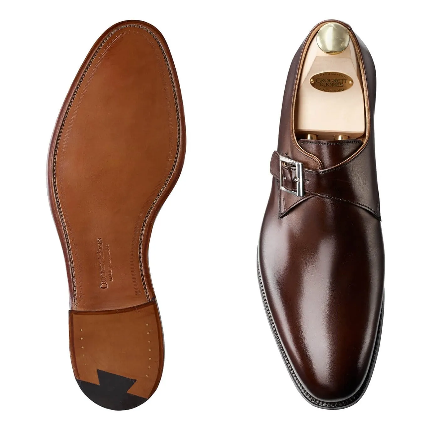 Swindon Dark Brown Burnished Calf sold by Crockett & Jones product image thumbnail 2