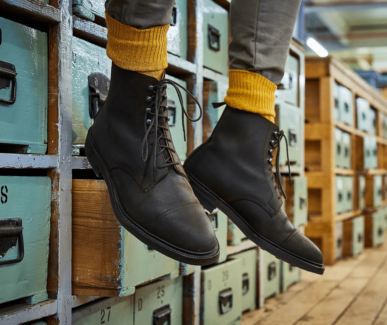 Boot Socks - 2 Pair Gift Box - Holland Collection sold by Crockett & Jones product image thumbnail 3