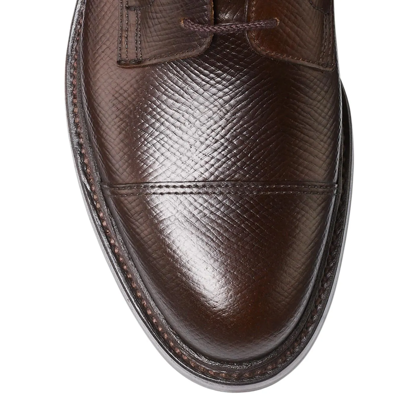 Coniston 2 Dark Brown Hatch Grain Cordovan sold by Crockett & Jones product image thumbnail 4