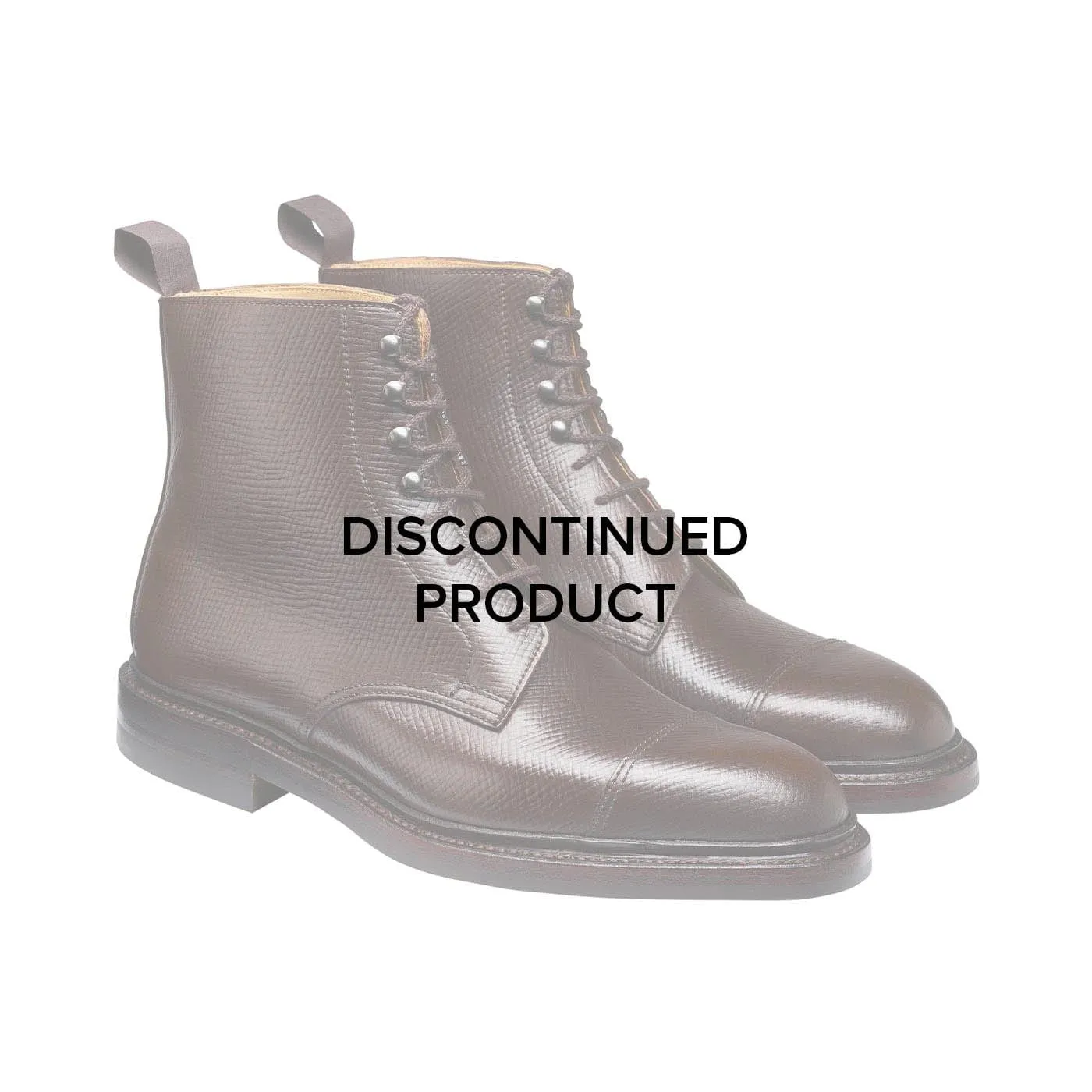 Coniston 2 Dark Brown Hatch Grain Cordovan sold by Crockett & Jones