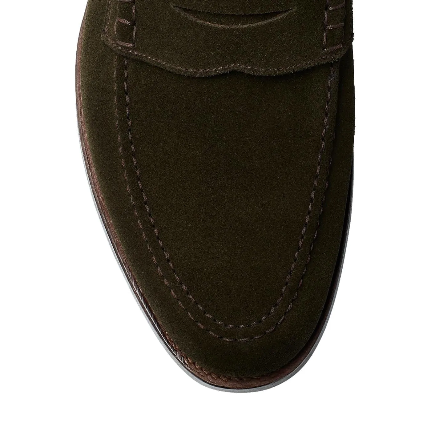 Seaton Earth Green Suede sold by Crockett & Jones product image thumbnail 4
