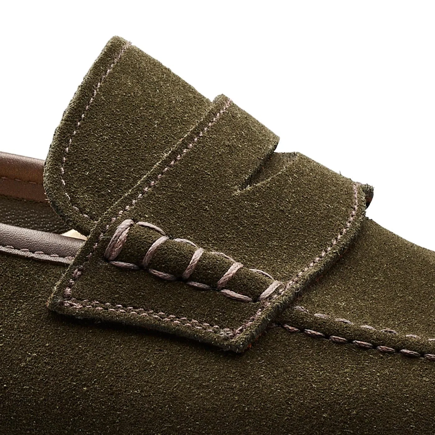 Seaton Earth Green Suede sold by Crockett & Jones product image thumbnail 5