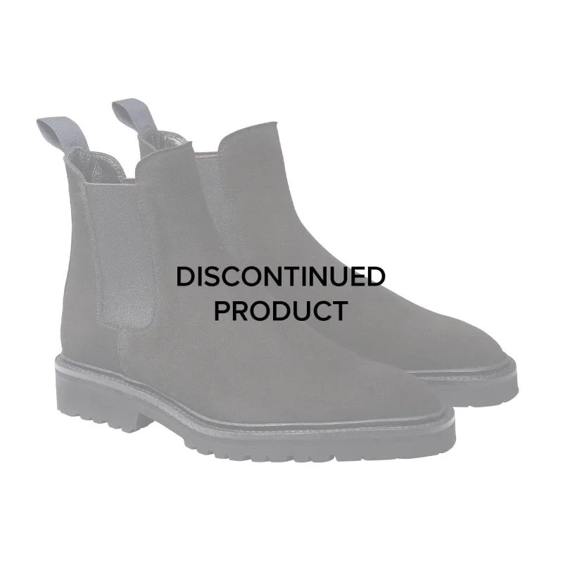 Poppy Black Suede made by Crockett & Jones