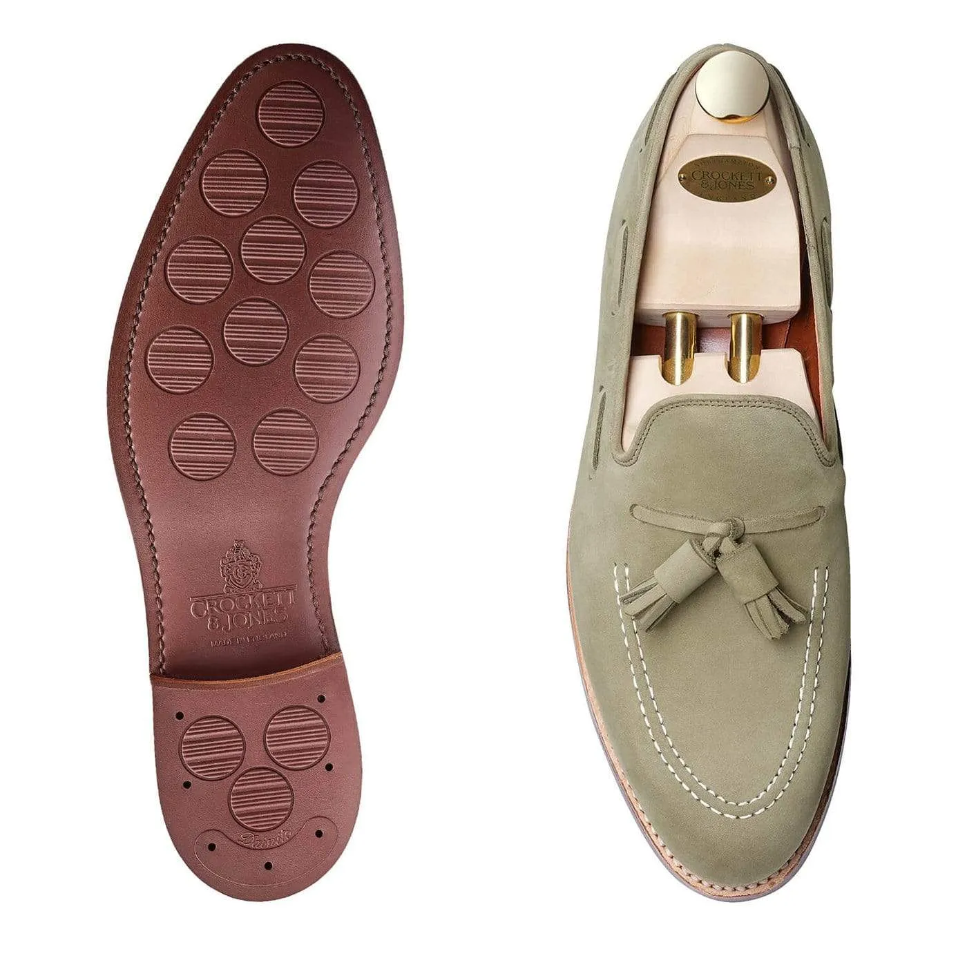 Jersey Sage Green Nubuck sold by Crockett & Jones product image thumbnail 2