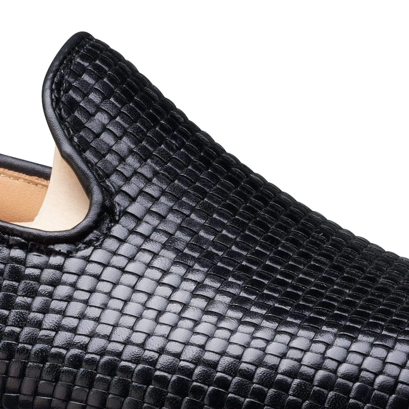 Kensington Black Woven Calf sold by Crockett & Jones product image thumbnail 5