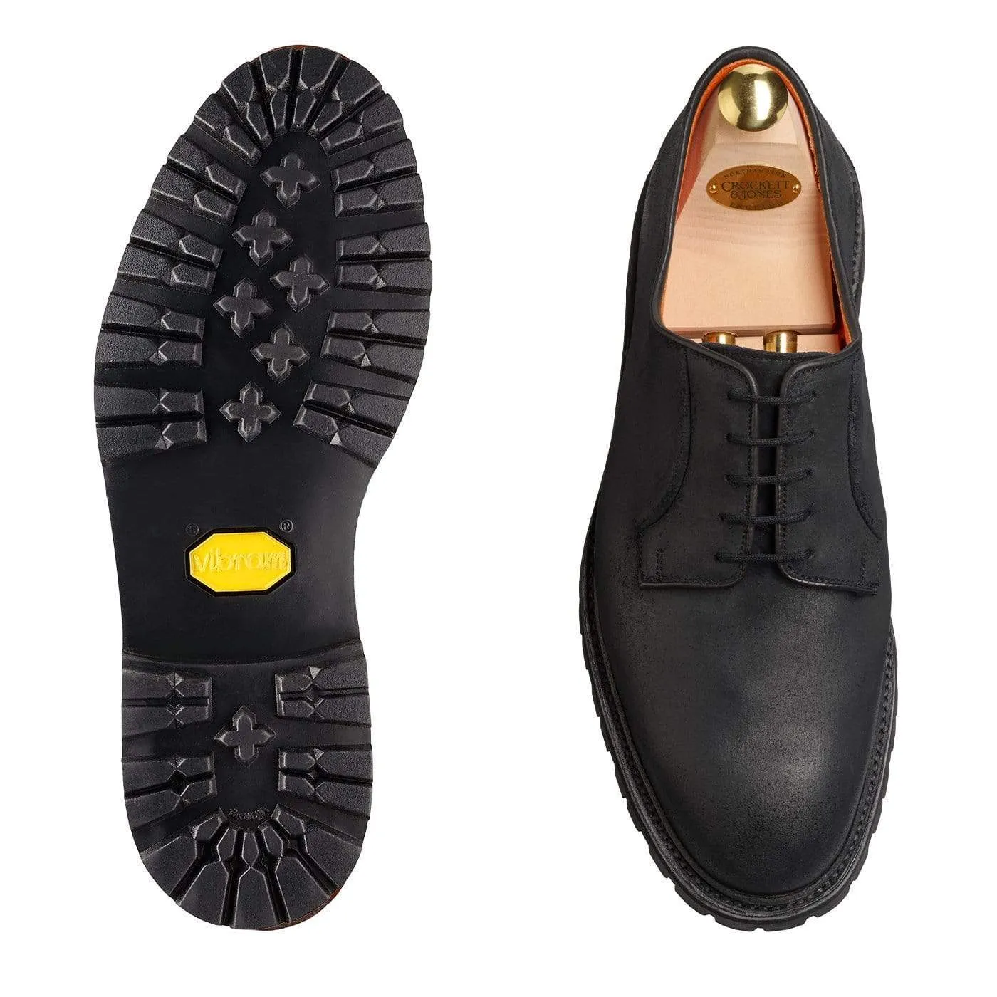 Lanark 3 Black Rough-Out Suede sold by Crockett & Jones product image thumbnail 2