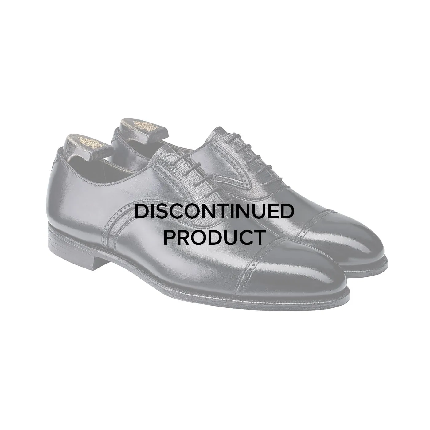 Perry Black Calf & Black Willow Grain sold by Crockett & Jones