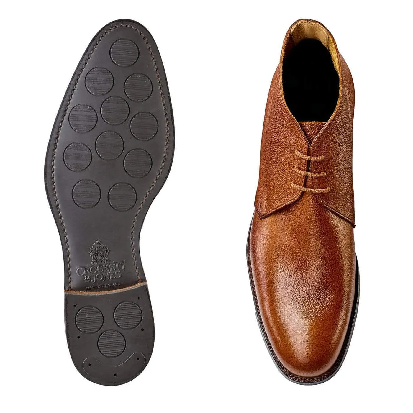 Chukka Tan Pebble Grain sold by Crockett & Jones product image thumbnail 2