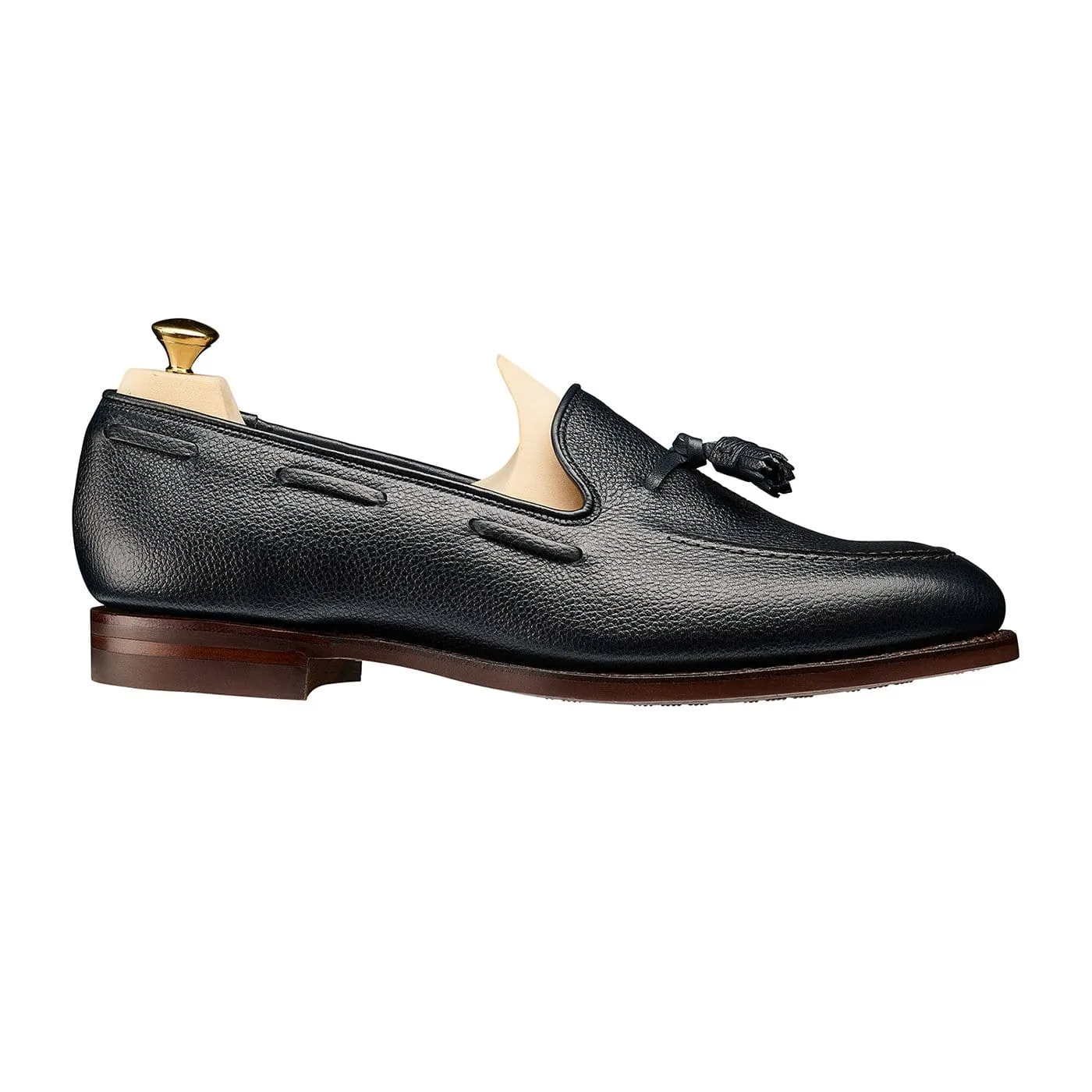 Carly Navy Pebble Grain sold by Crockett & Jones product image thumbnail 3