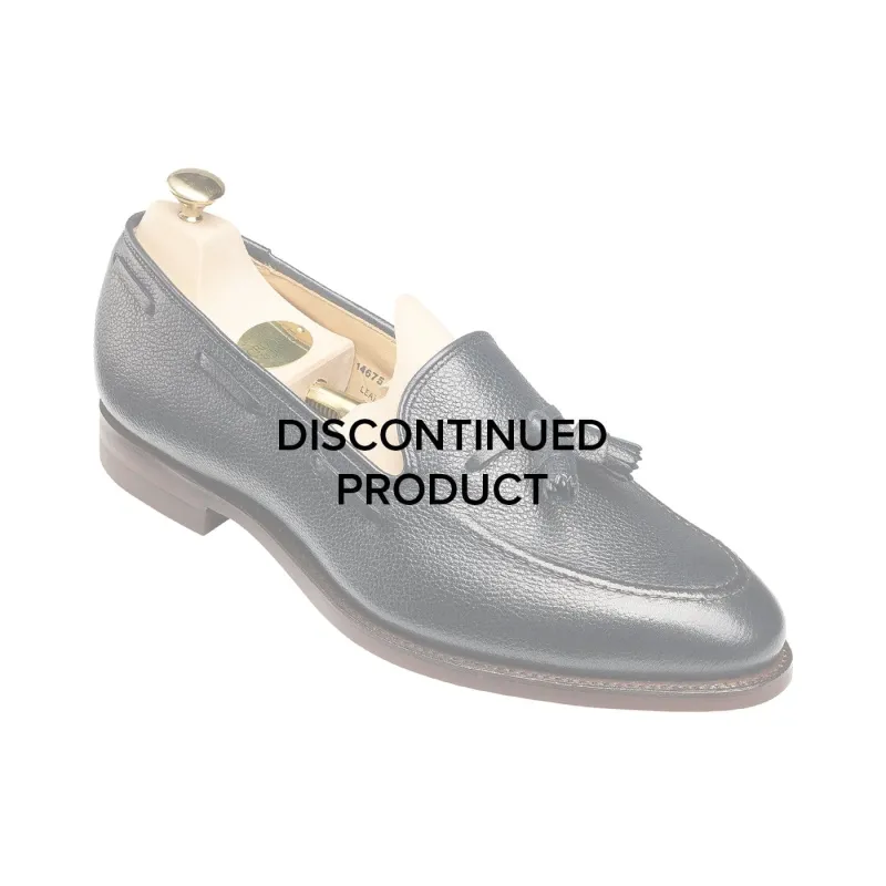 Carly Navy Pebble Grain made by Crockett & Jones