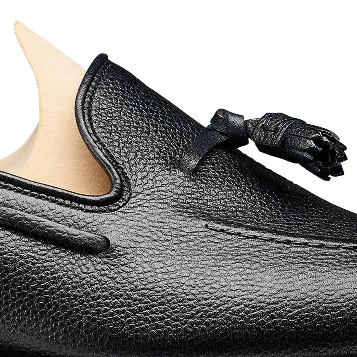 Carly Navy Pebble Grain sold by Crockett & Jones product image thumbnail 5