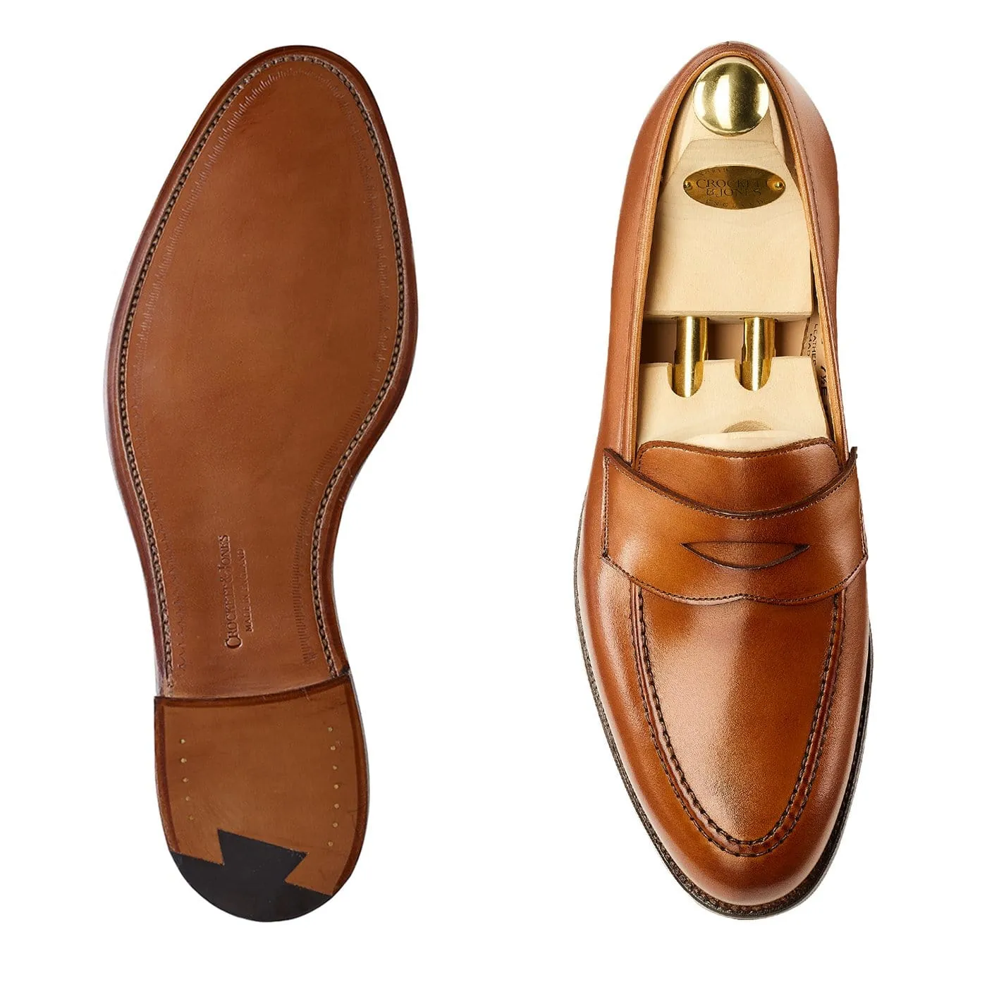 Henley 2 Tan Burnished Calf sold by Crockett & Jones product image thumbnail 2