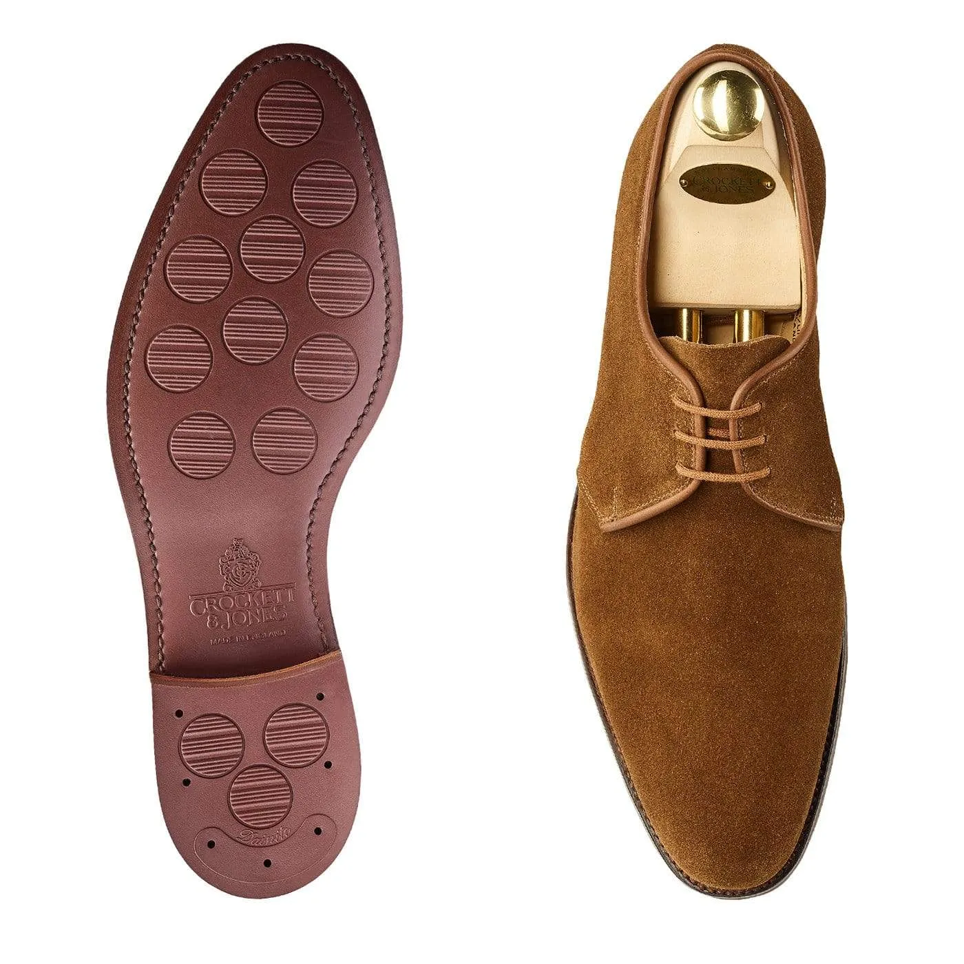 Helston 2 Snuff Suede sold by Crockett & Jones product image thumbnail 2