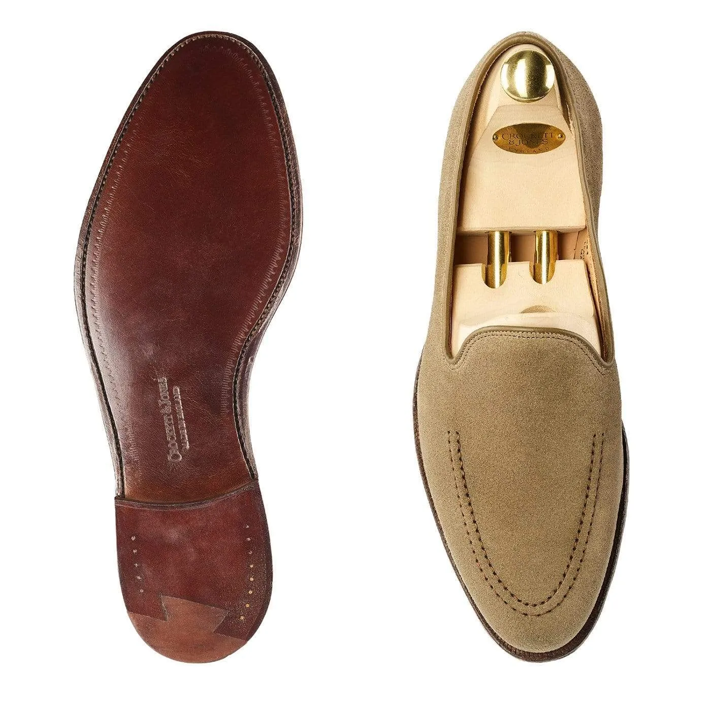 Camden Mushroom Suede sold by Crockett & Jones product image thumbnail 2