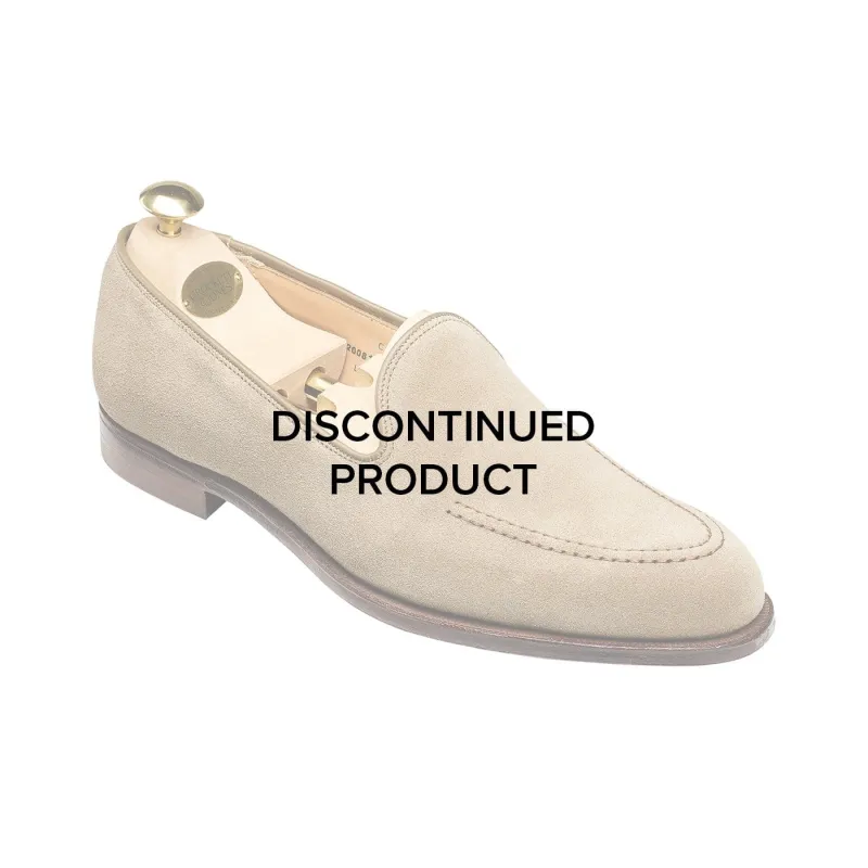 Camden Mushroom Suede made by Crockett & Jones