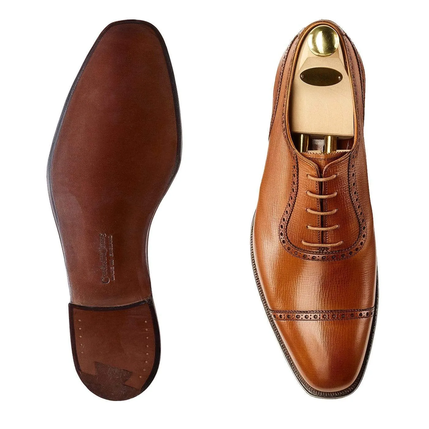 Albany 4 Tan Willow Grain sold by Crockett & Jones product image thumbnail 2