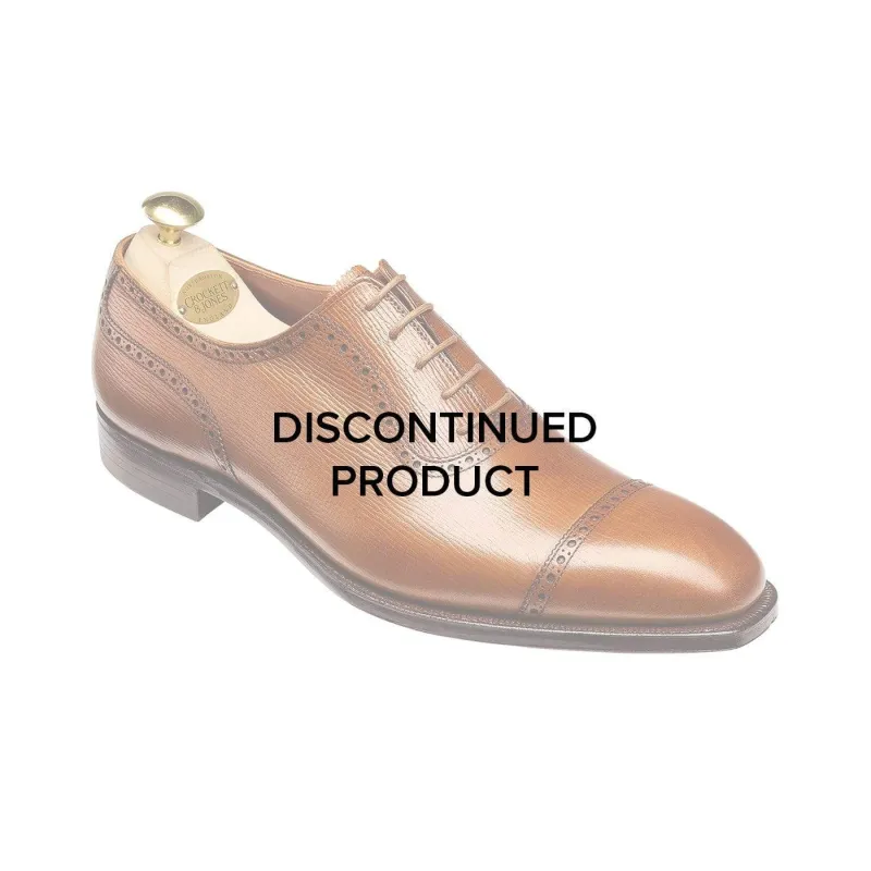Albany 4 Tan Willow Grain made by Crockett & Jones