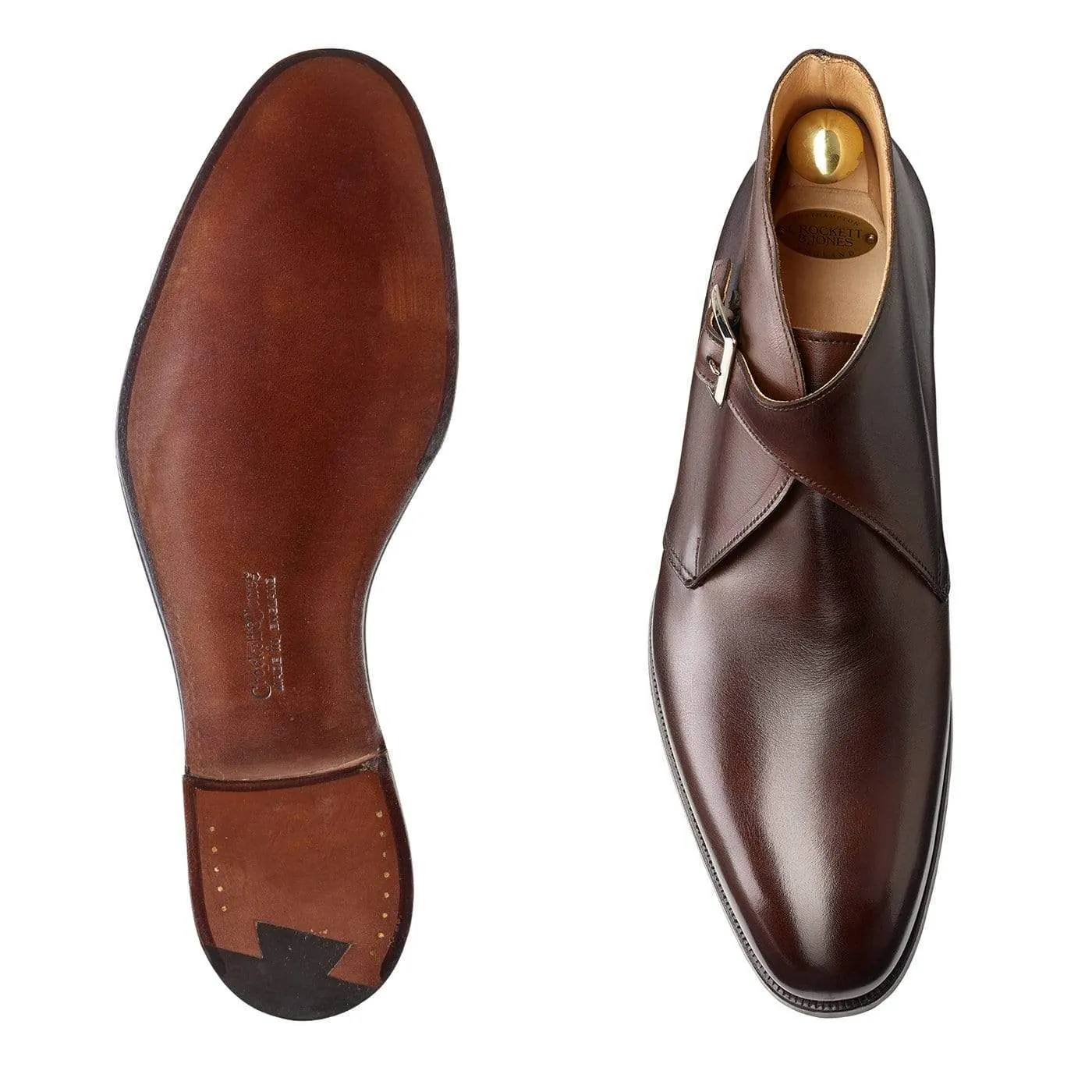 Grosvenor Dark Brown Antique Calf sold by Crockett & Jones product image thumbnail 2
