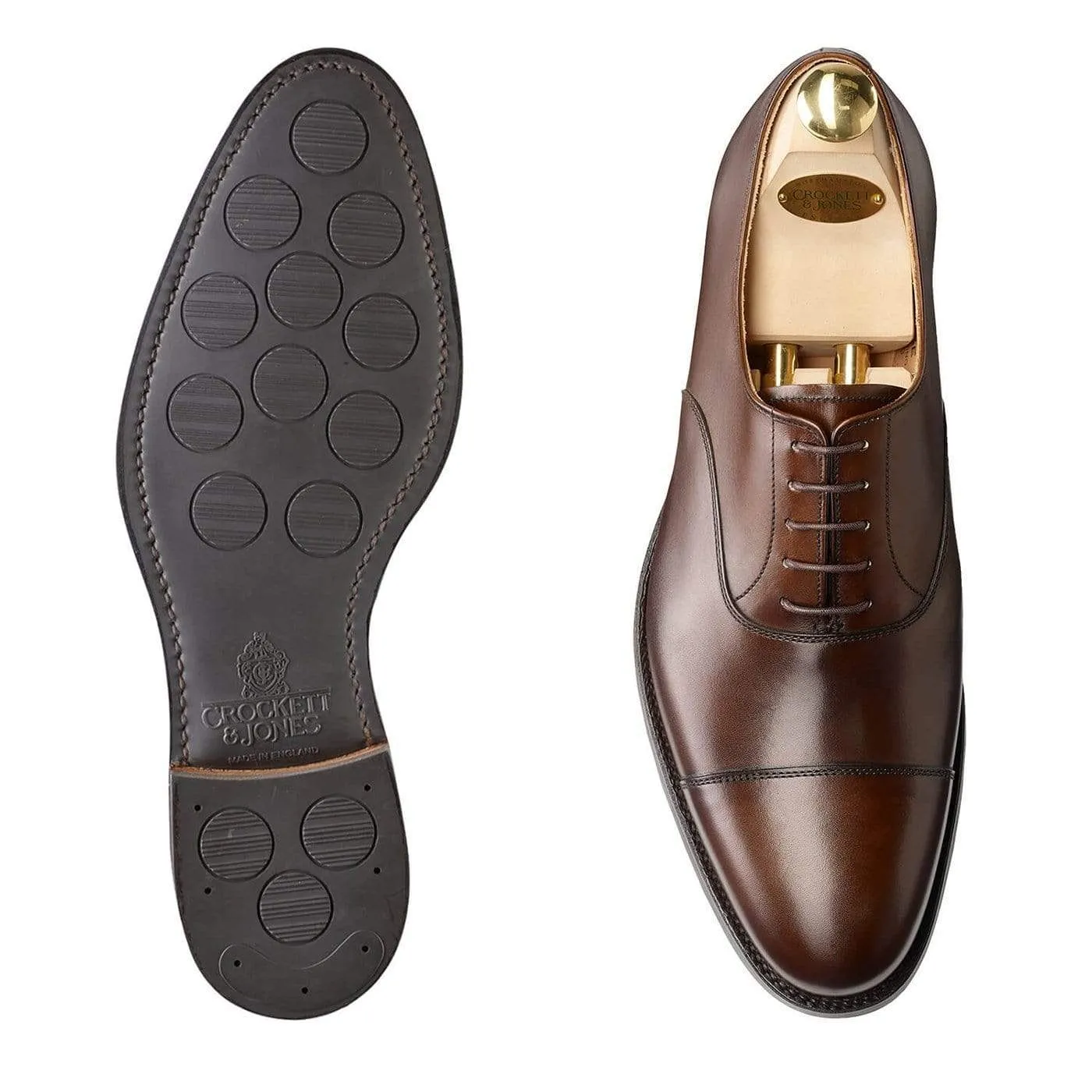 Dorset 2 Dark Brown Burnished Calf sold by Crockett & Jones product image thumbnail 2