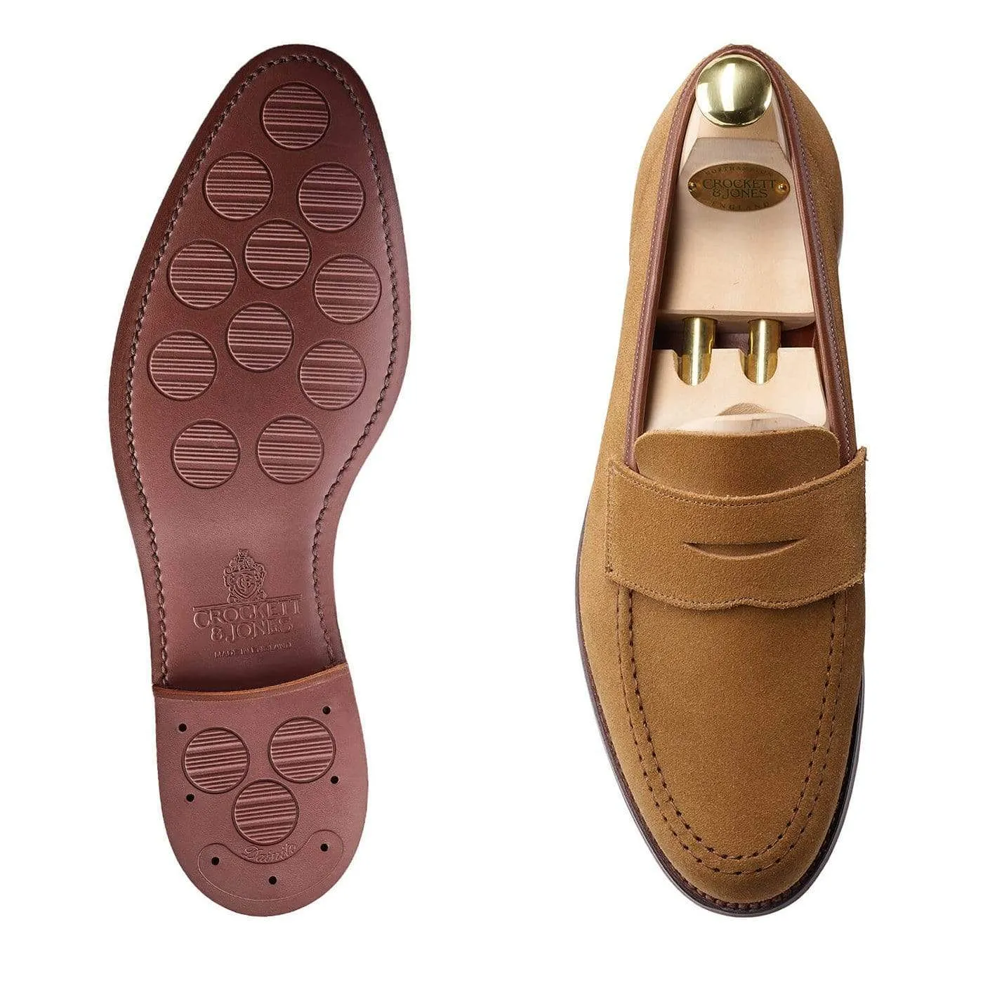 Harvard 2 Camel Suede sold by Crockett & Jones product image thumbnail 2