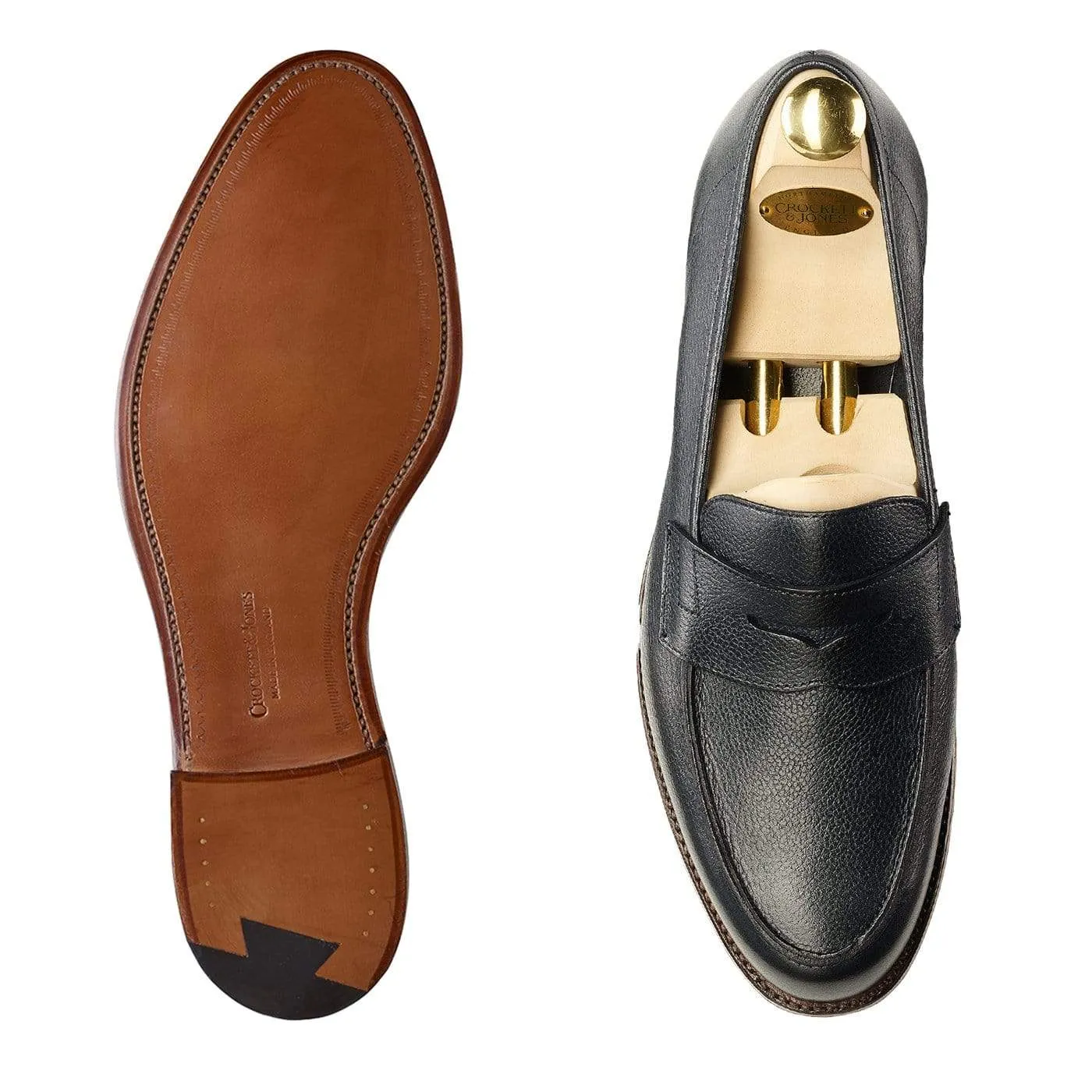Richmond 2 Navy Pebble Grain sold by Crockett & Jones product image thumbnail 2