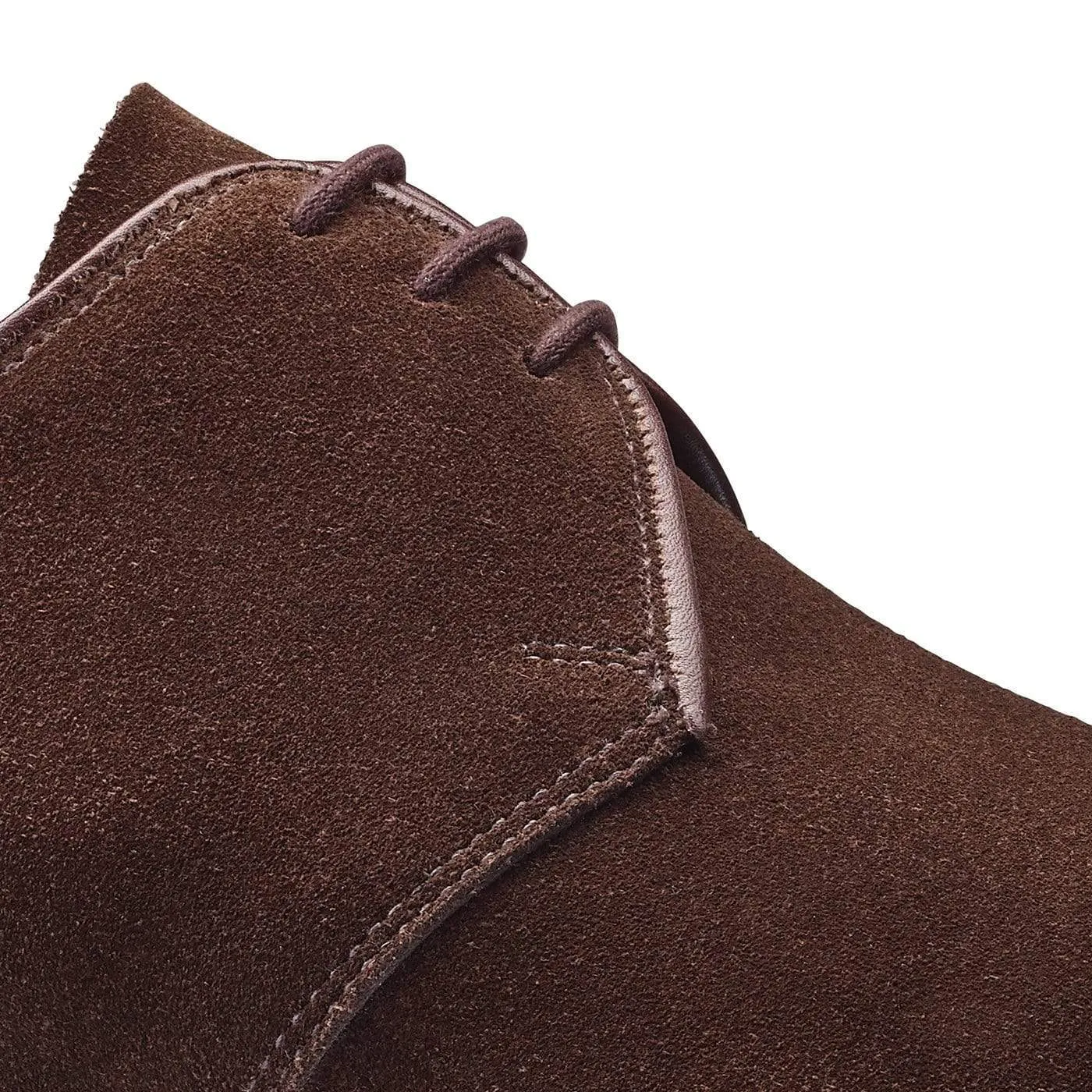 Helston 2 Dark Brown Suede sold by Crockett & Jones product image thumbnail 5