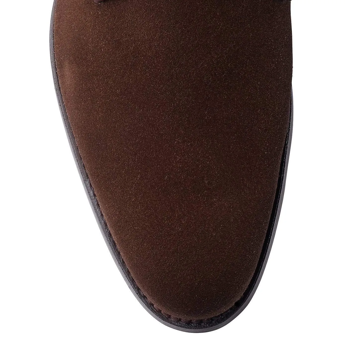Helston 2 Dark Brown Suede sold by Crockett & Jones product image thumbnail 4
