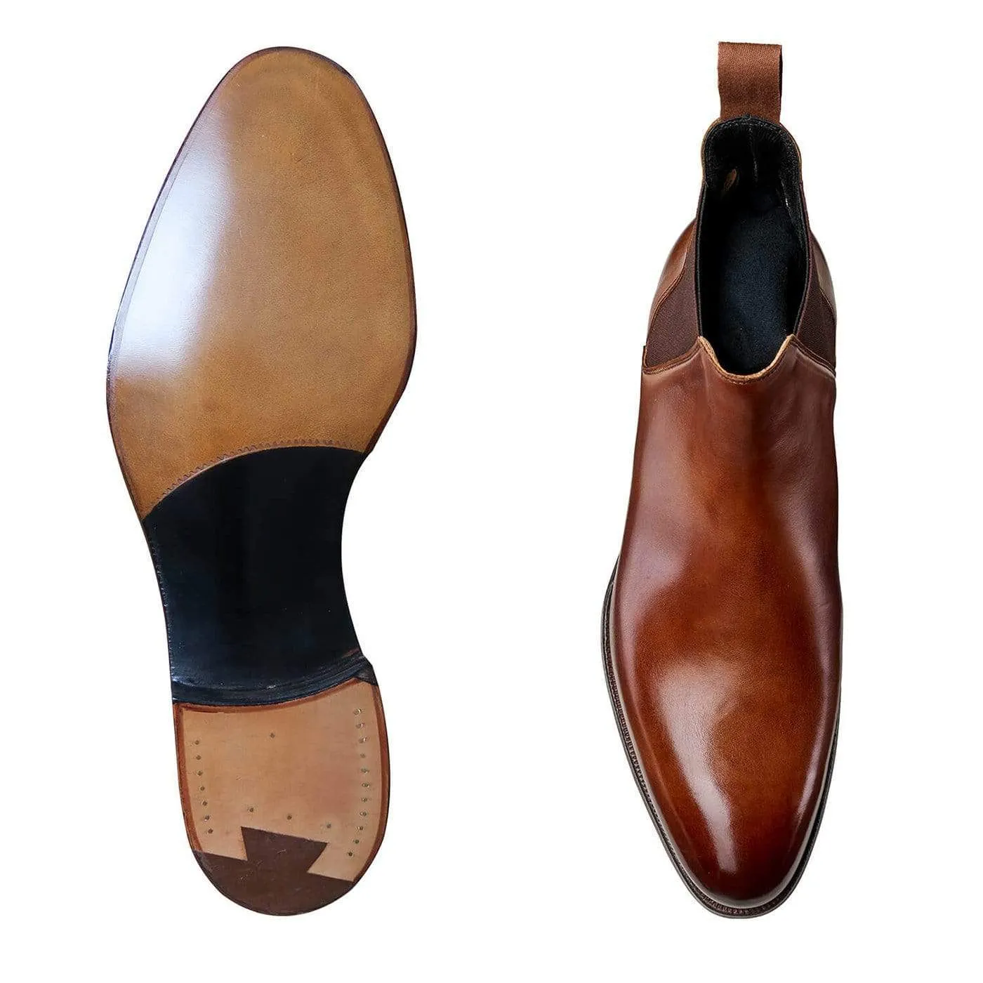 Chelsea 8 Tan Antique Calf sold by Crockett & Jones product image thumbnail 2