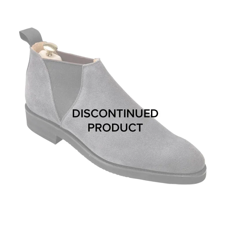 Lottie Shark Grey Suede made by Crockett & Jones