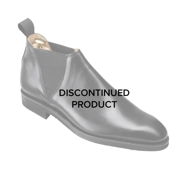 Lottie Black Wax Calf made by Crockett & Jones