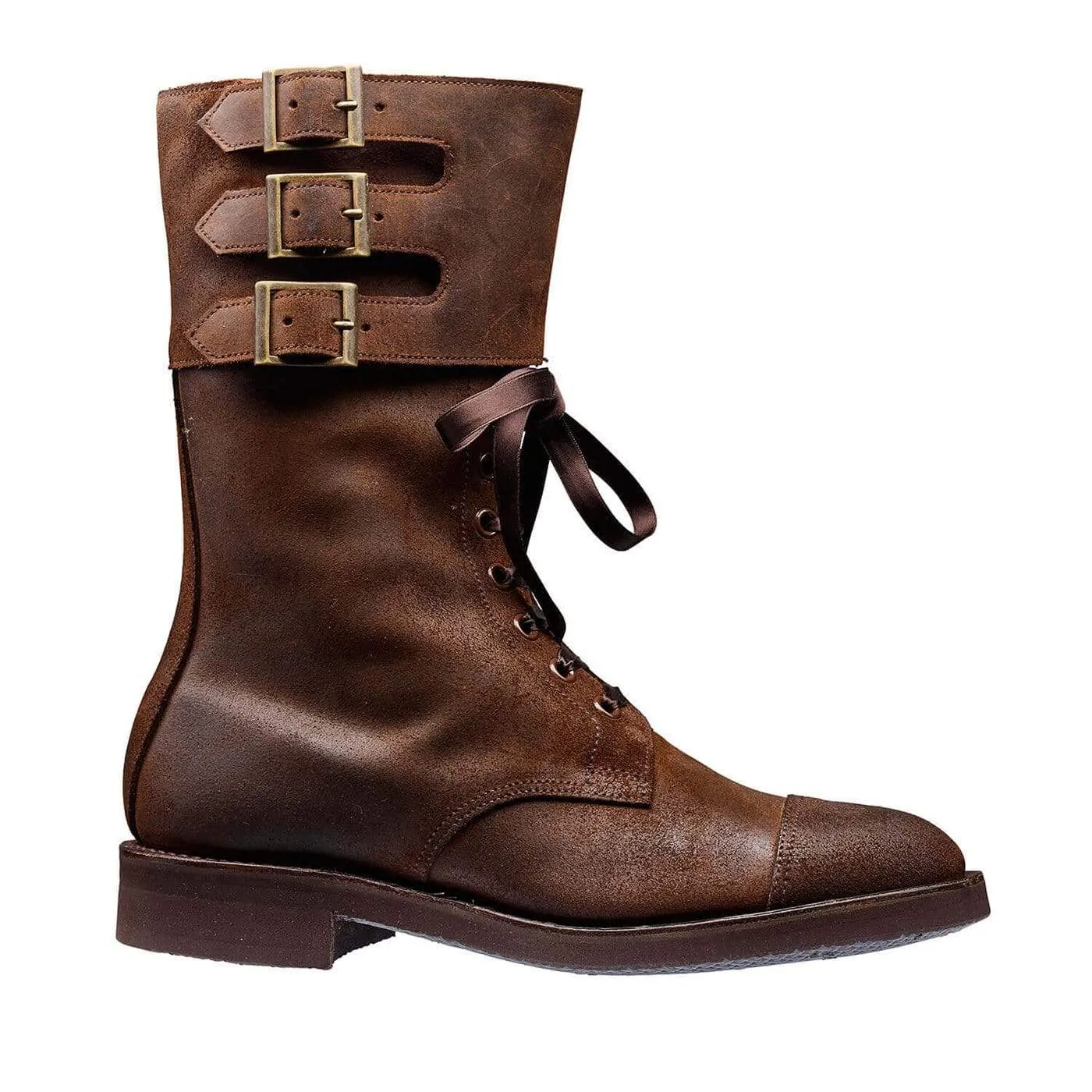 Ella Dark Brown Rough-Out Suede sold by Crockett & Jones product image thumbnail 3