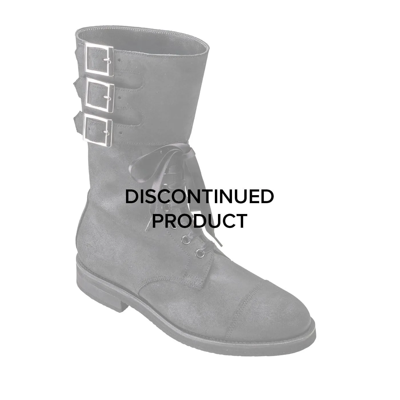 Ella Black Rough-Out Suede sold by Crockett & Jones