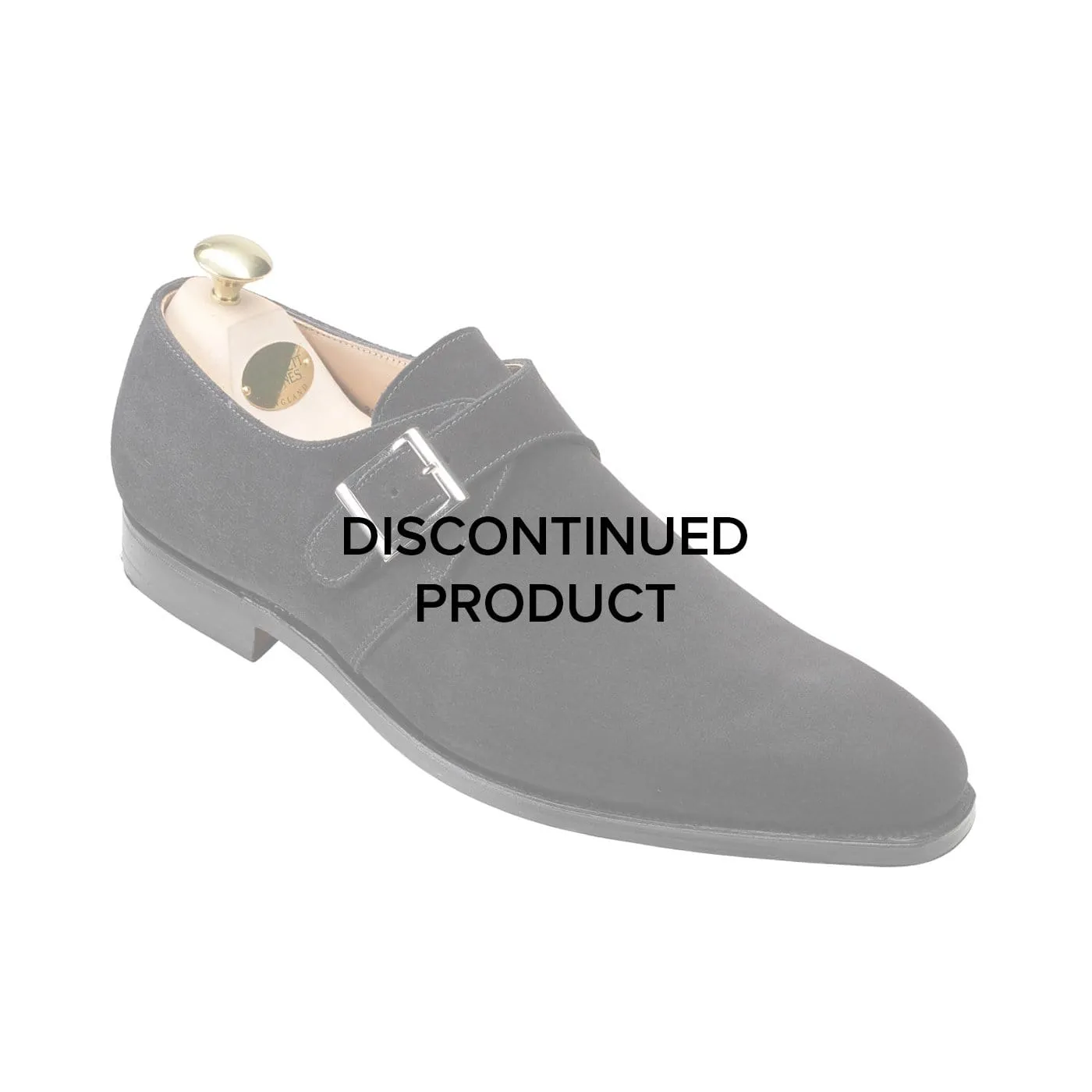 Monkton Black Calf Suede sold by Crockett & Jones