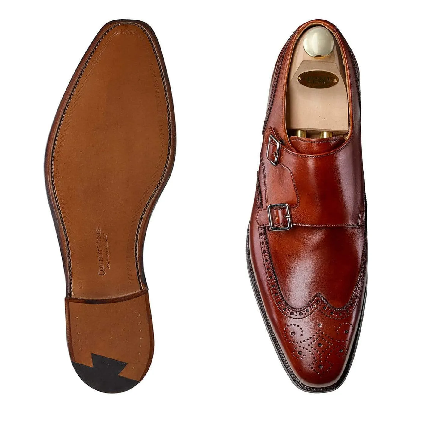 Gower 2 Chestnut Burnished Calf sold by Crockett & Jones product image thumbnail 2