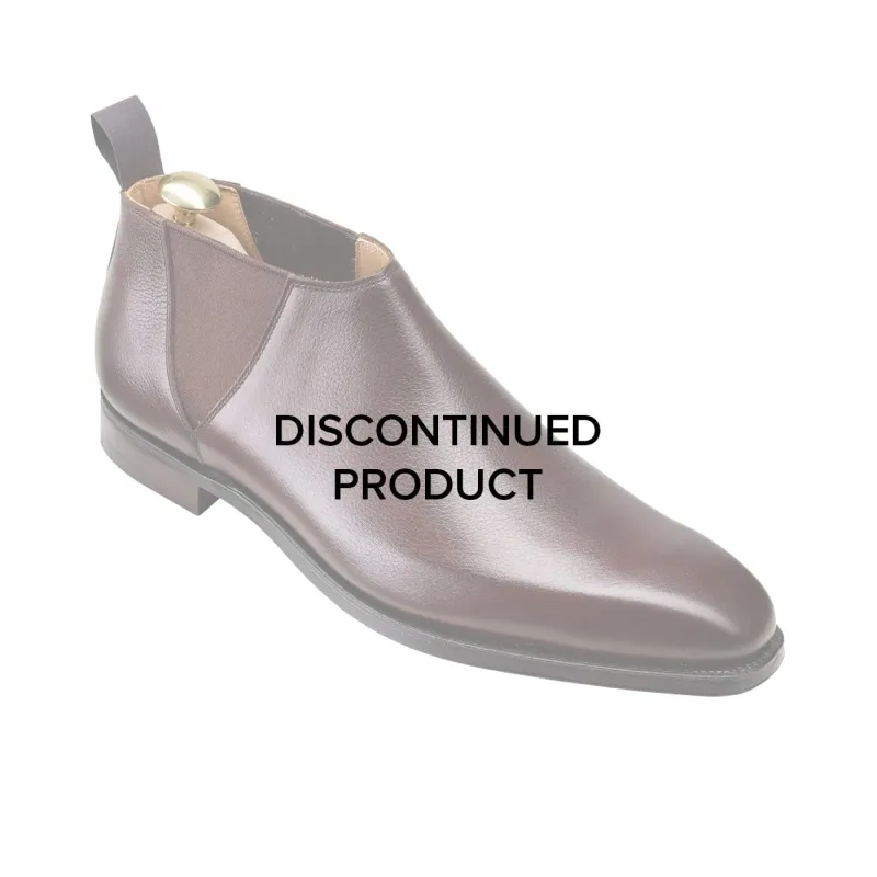 Deene Dark Brown Pebble Grain made by Crockett & Jones