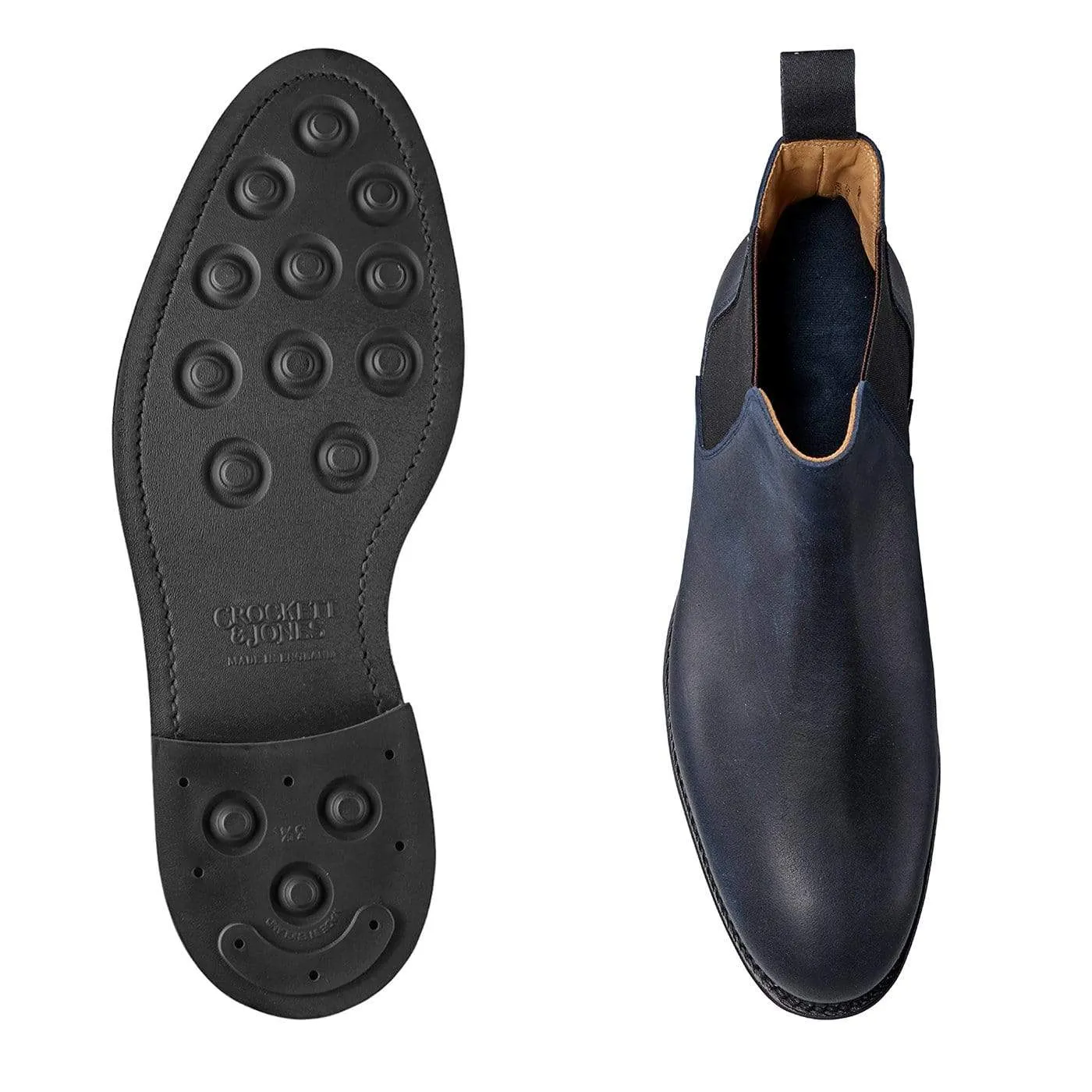 Chelsea 5 Navy Rough-Out Suede sold by Crockett & Jones product image thumbnail 2