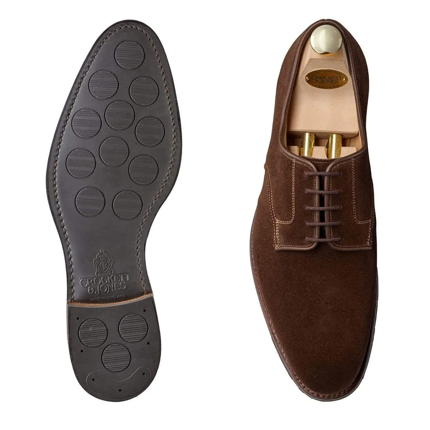 Bristol 3 Dark Brown Suede sold by Crockett & Jones product image thumbnail 2