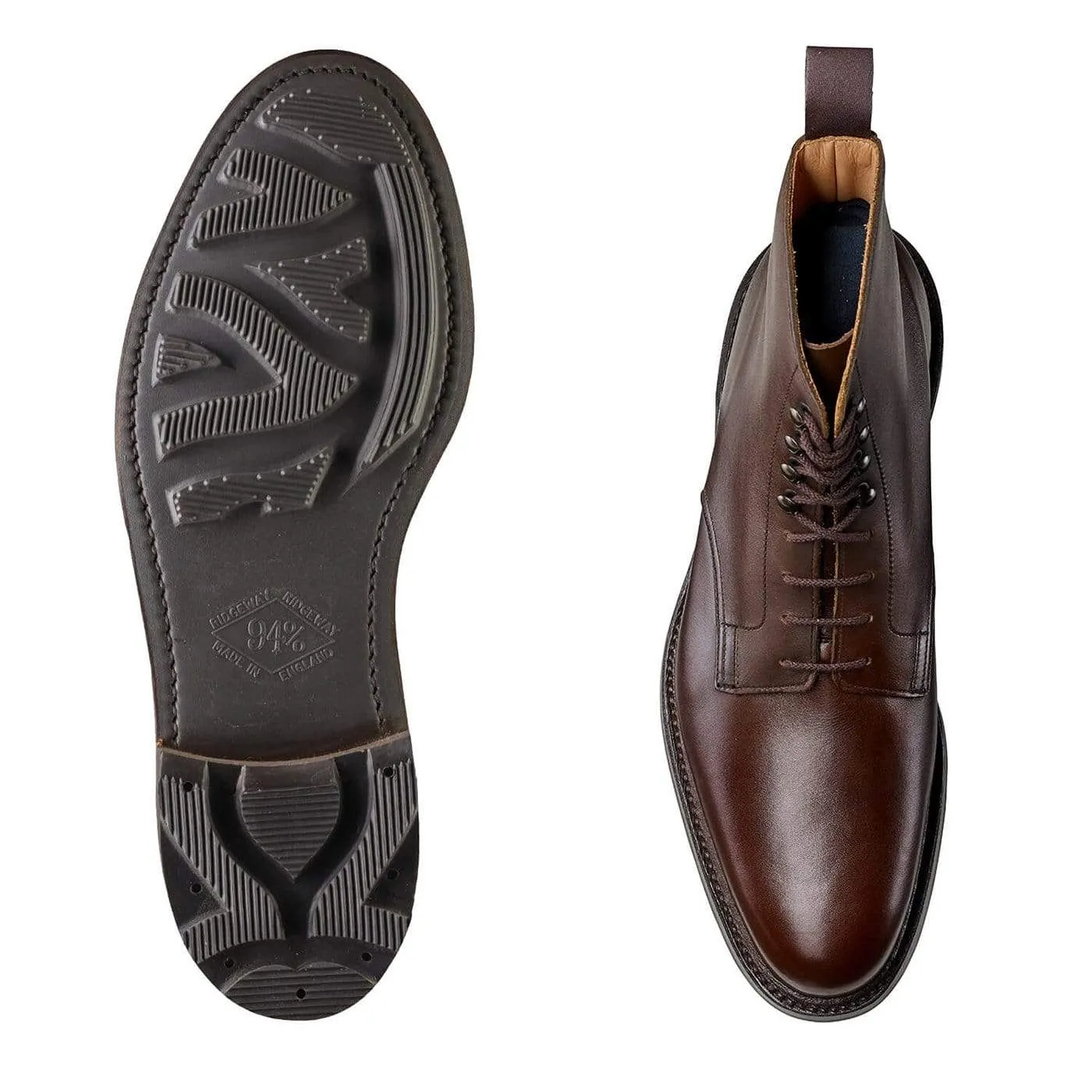Derwent 2 Dark Brown Wax Calf sold by Crockett & Jones product image thumbnail 2