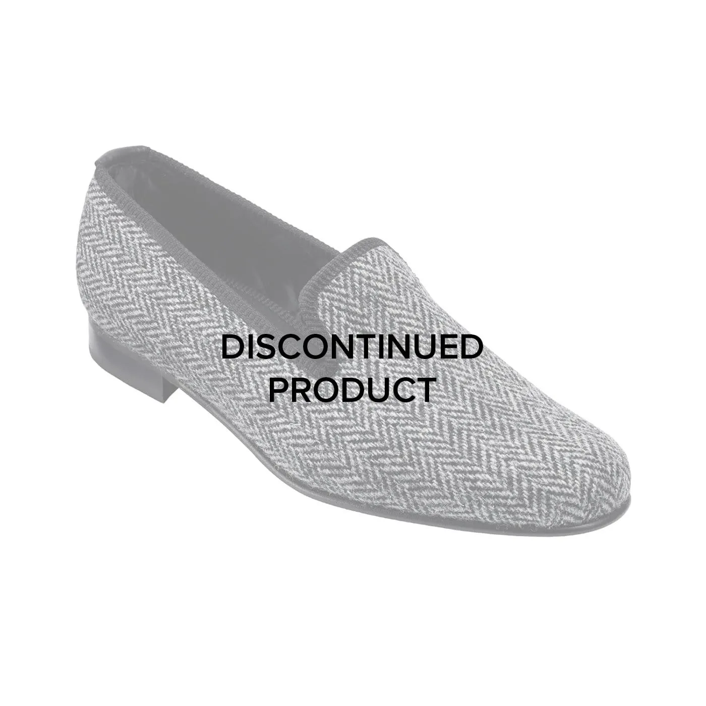 Plain Albert Grey Harris Tweed sold by Crockett & Jones