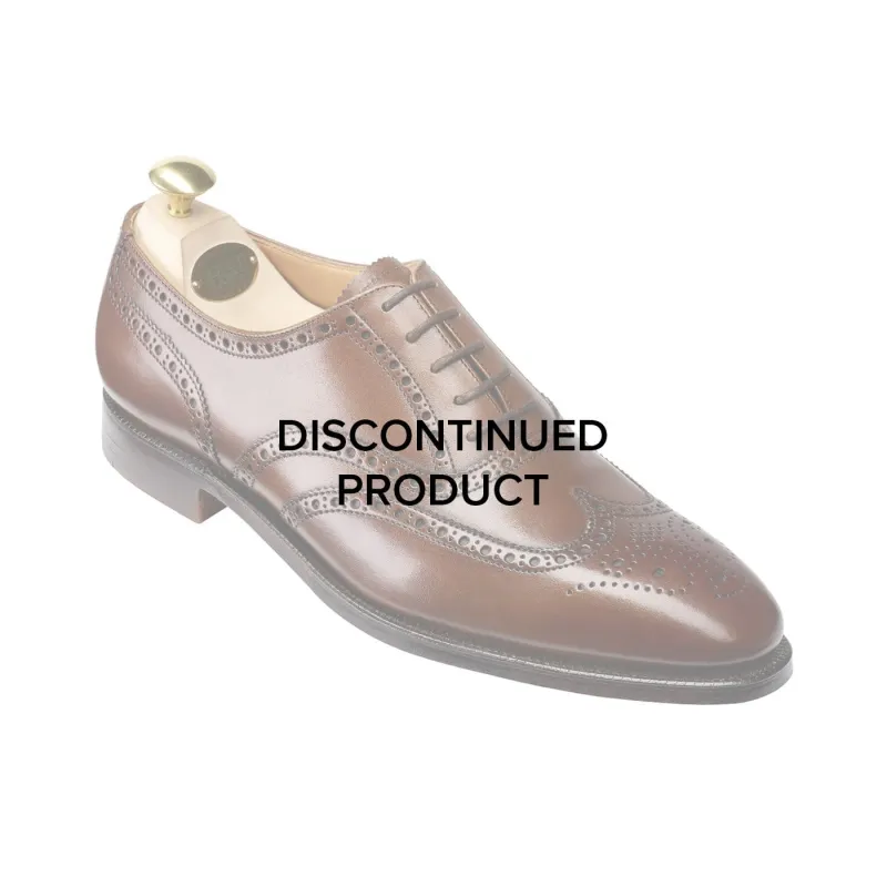 Finsbury Dark Brown Burnished Calf made by Crockett & Jones