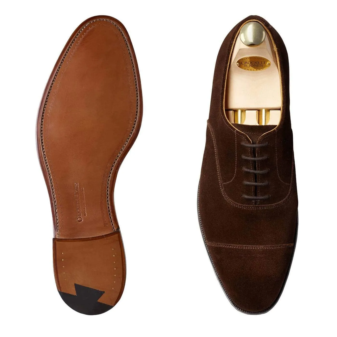 Connaught Dark Brown Suede sold by Crockett & Jones product image thumbnail 2