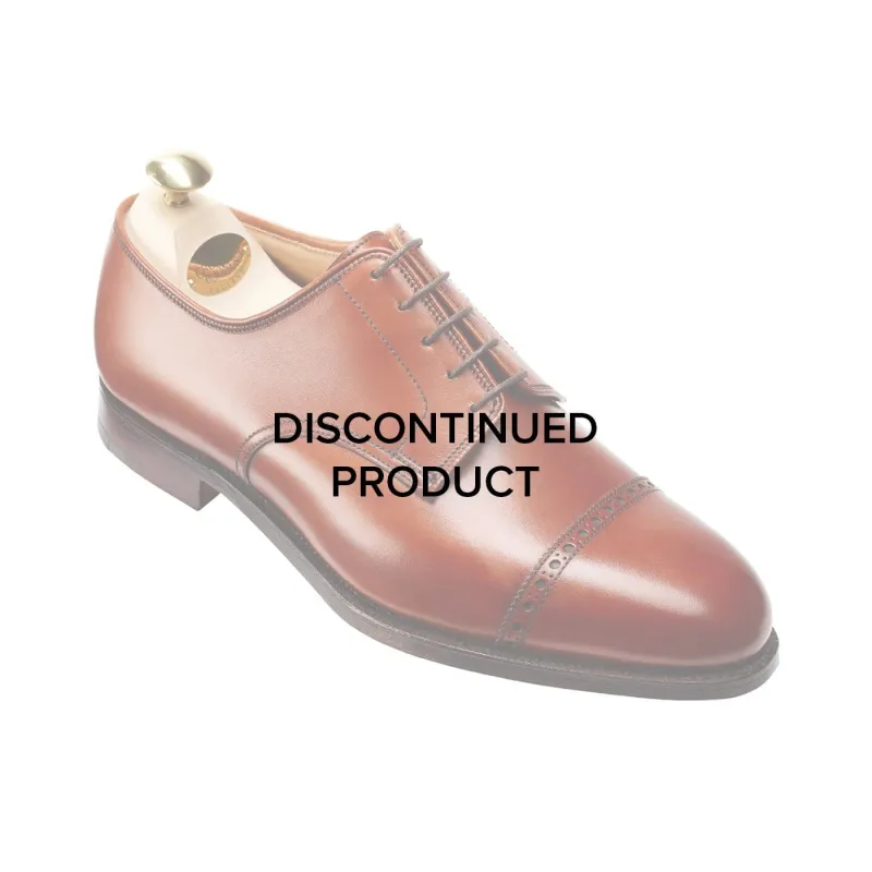 Draycott 2 Chestnut Burnished Calf made by Crockett & Jones