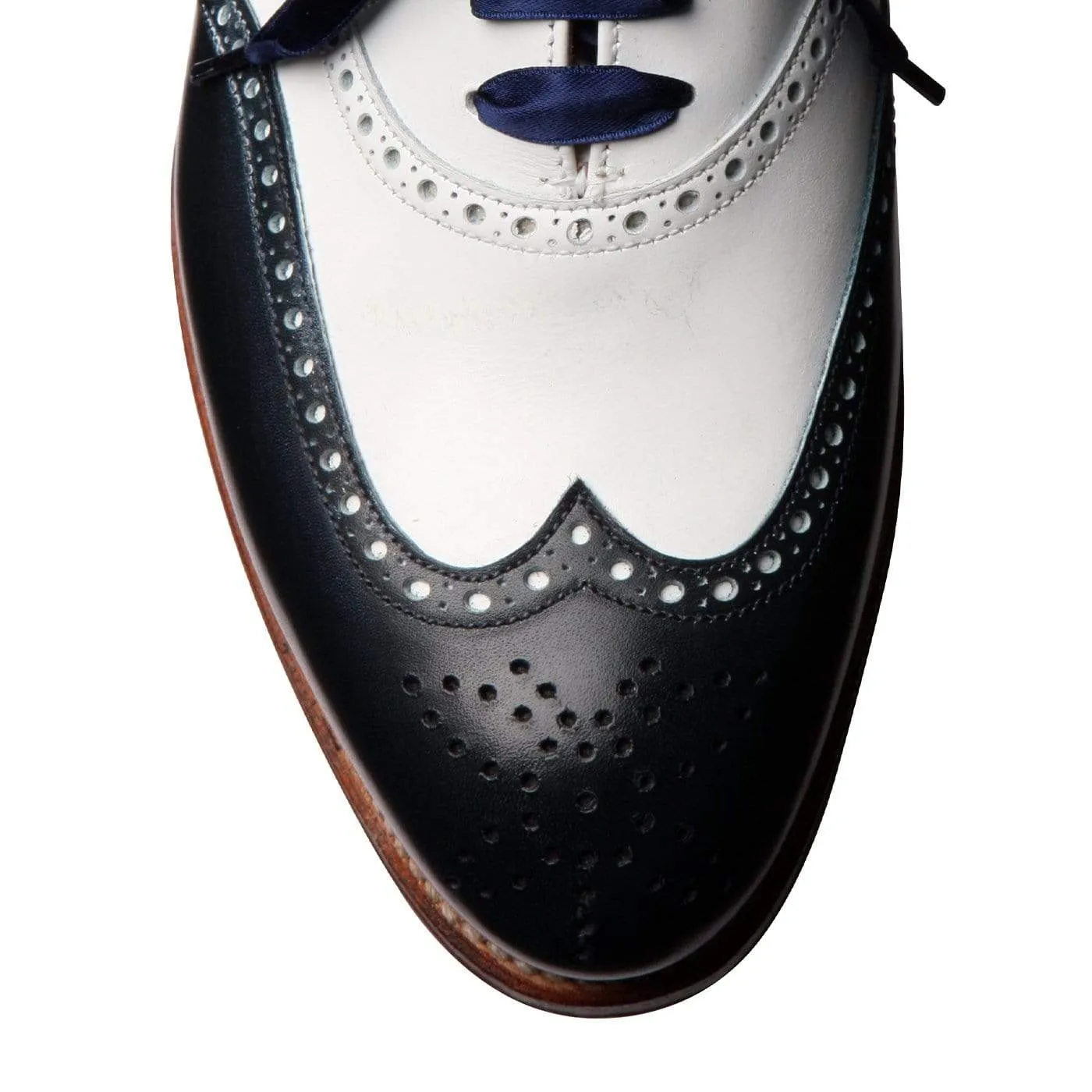 Jenny Navy & White sold by Crockett & Jones product image thumbnail 4