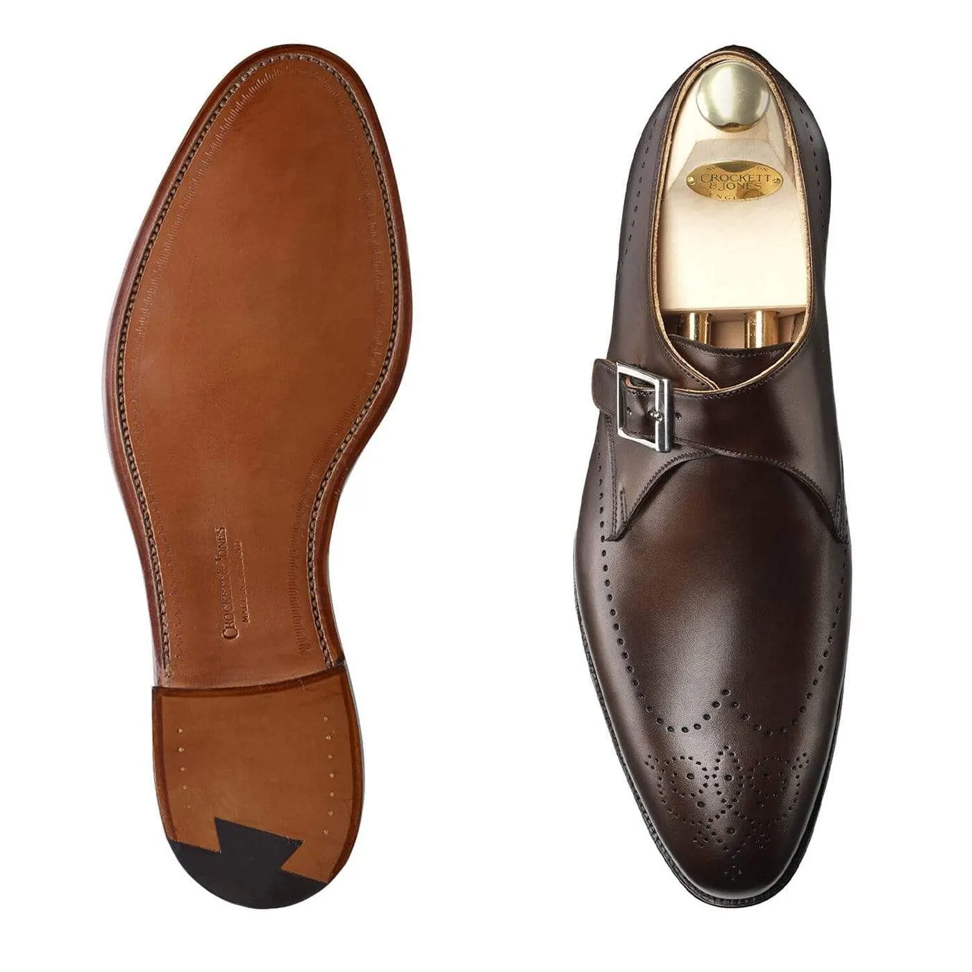 Cobham Dark Brown Burnished Calf sold by Crockett & Jones product image thumbnail 2