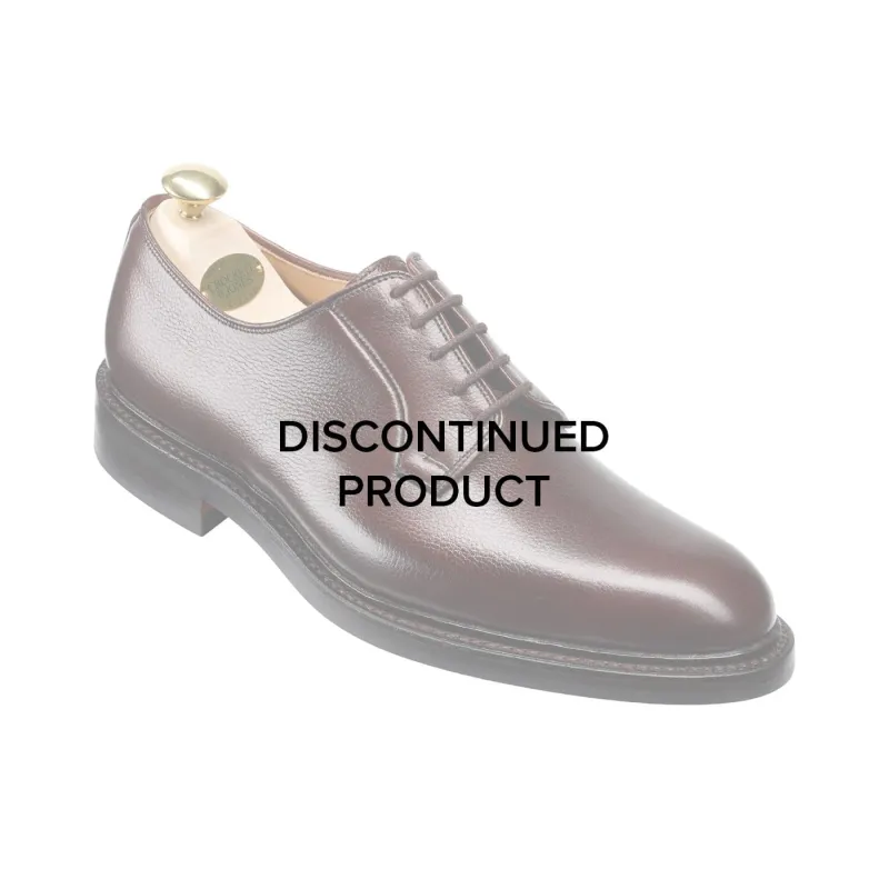 Lamont 2 Dark Brown Pebble Grain made by Crockett & Jones