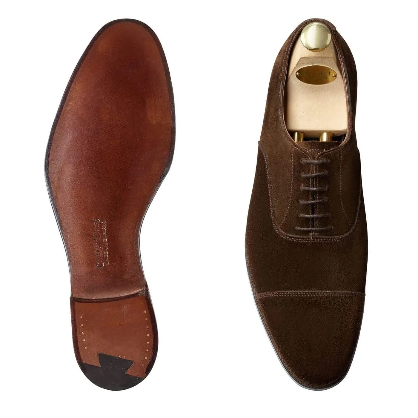 Lonsdale Dark Brown Calf Suede sold by Crockett & Jones product image thumbnail 2