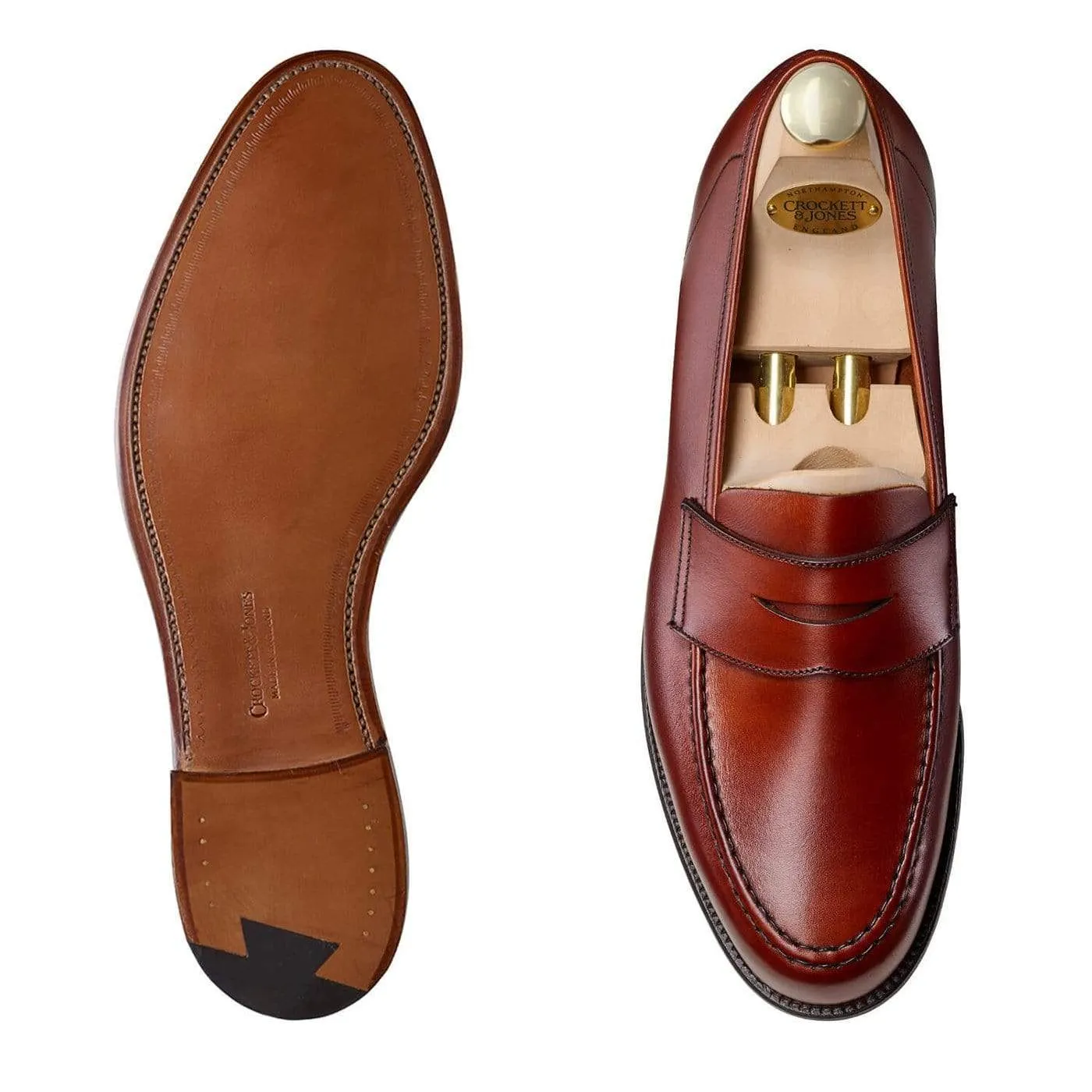 Harvard 2 Chestnut Burnished Calf sold by Crockett & Jones product image thumbnail 2