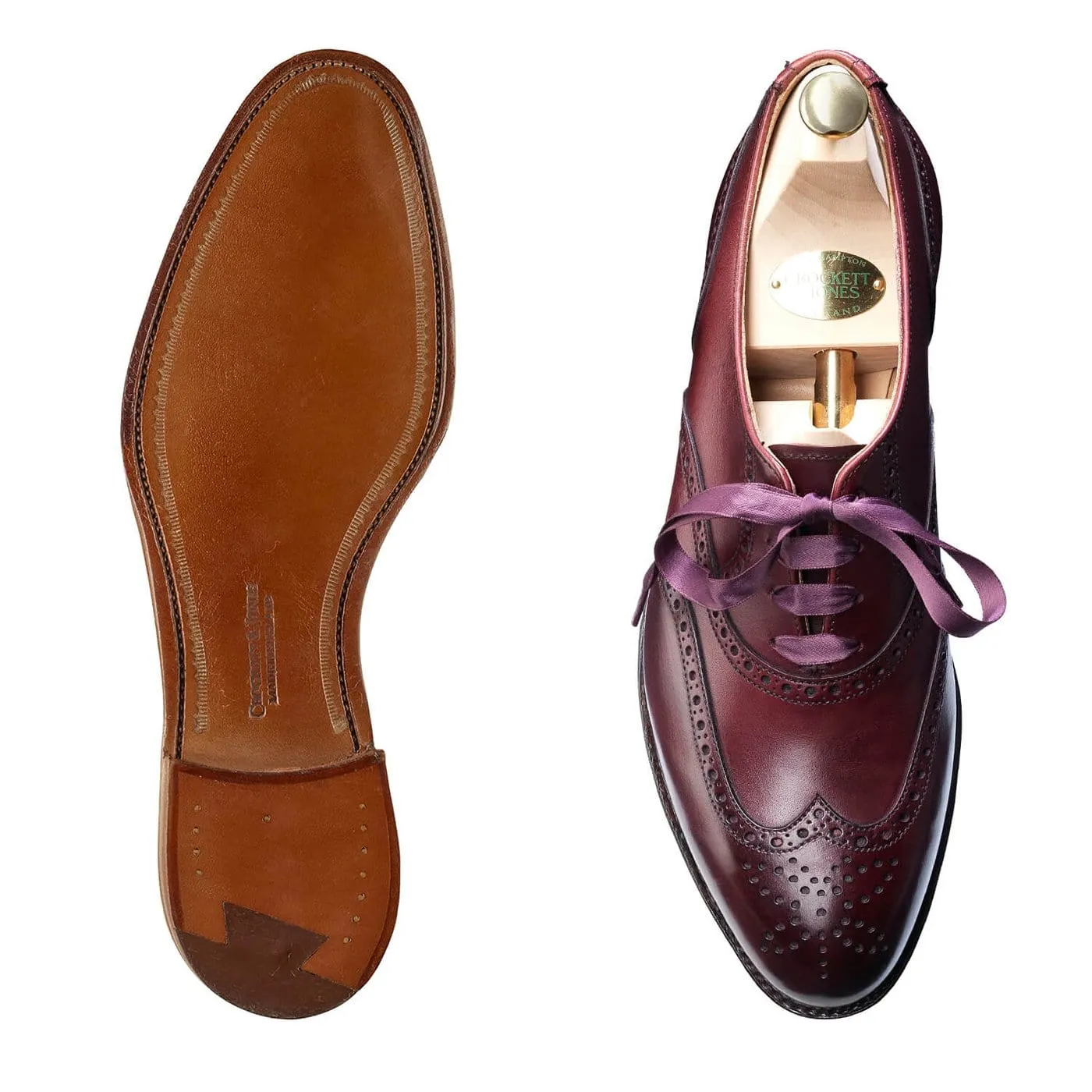 Jenny Burgundy Burnished Calf sold by Crockett & Jones product image thumbnail 2